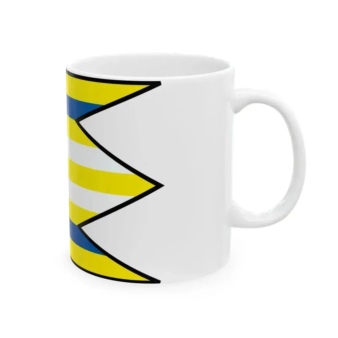 Cicmany Zilina Flag (Slovakia) White Coffee Mug - Go Mug Yourself