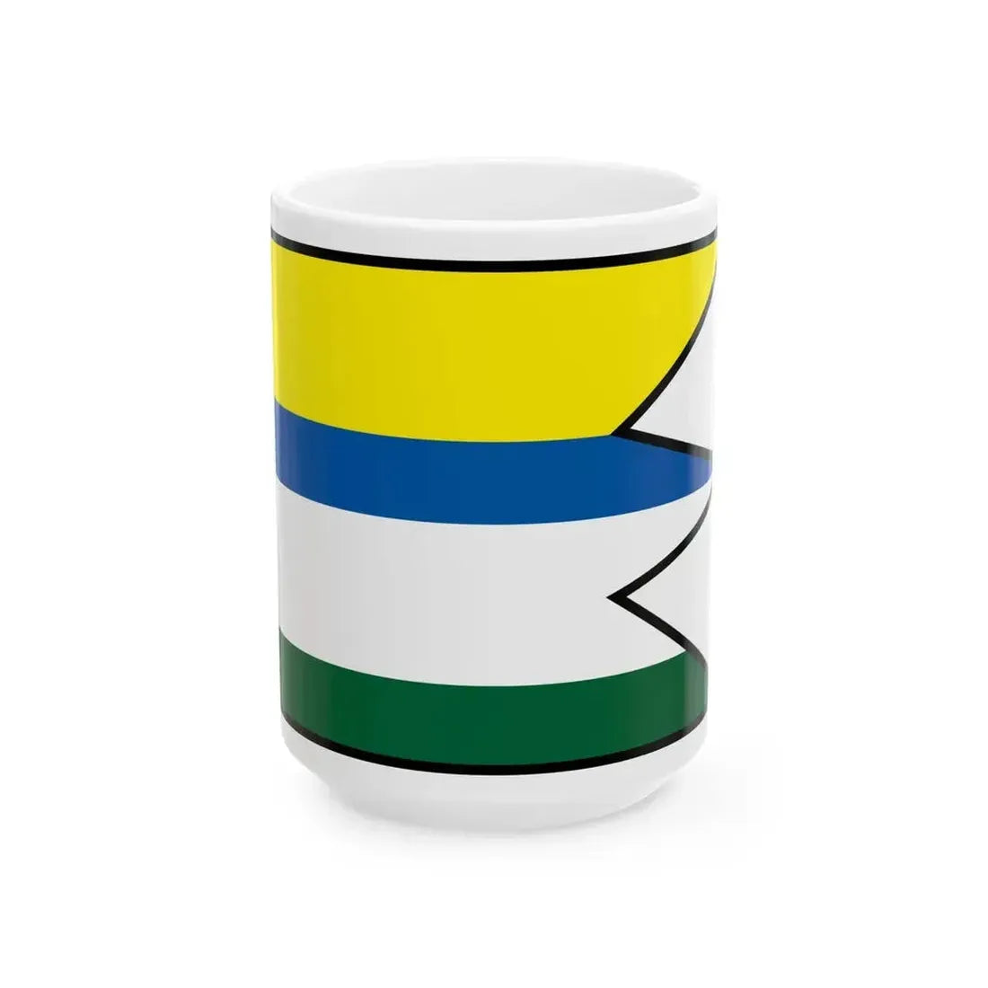Cierna Lehota Roznava Flag (Slovakia) White Coffee Mug 15oz - Go Mug Yourself