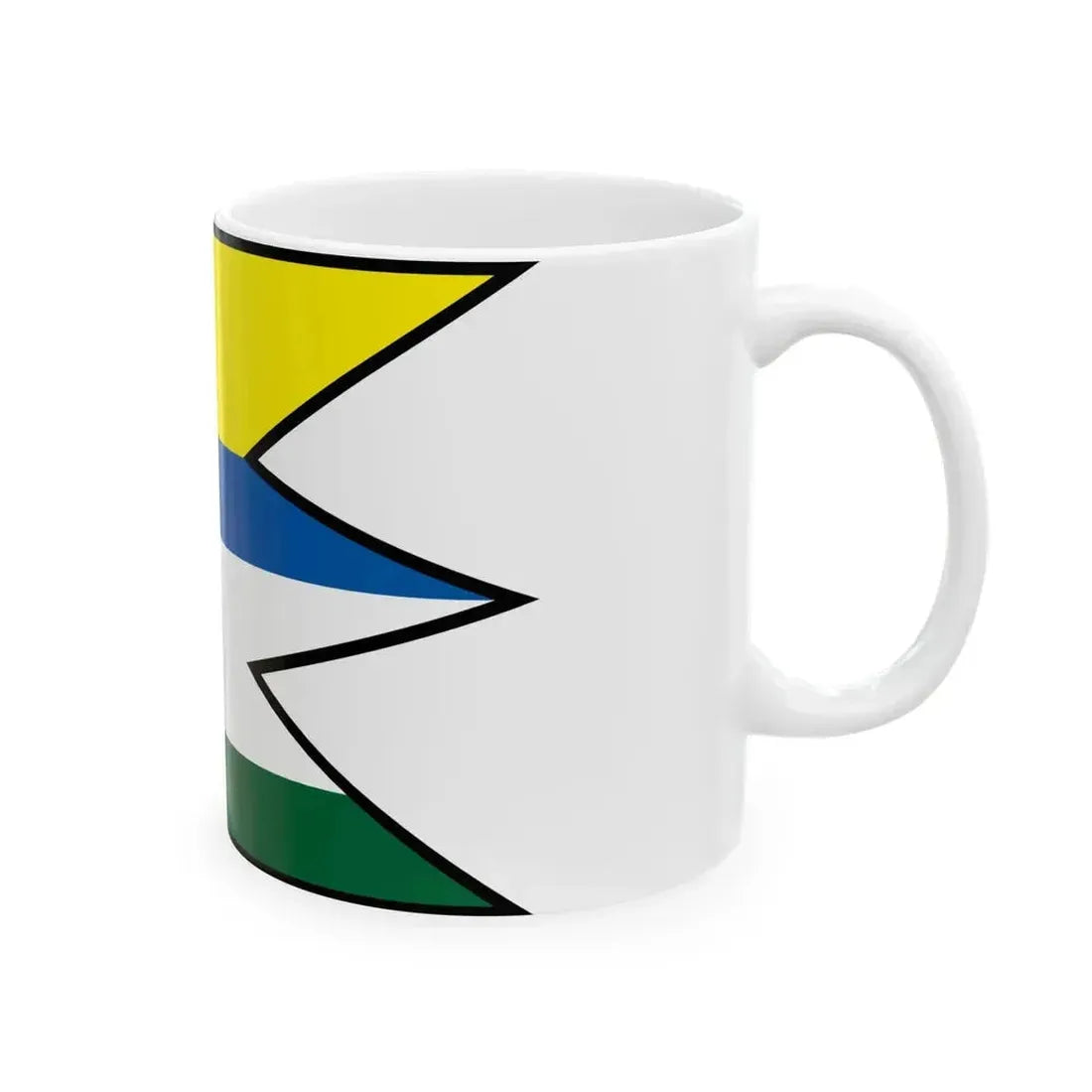 Cierna Lehota Roznava Flag (Slovakia) White Coffee Mug - Go Mug Yourself