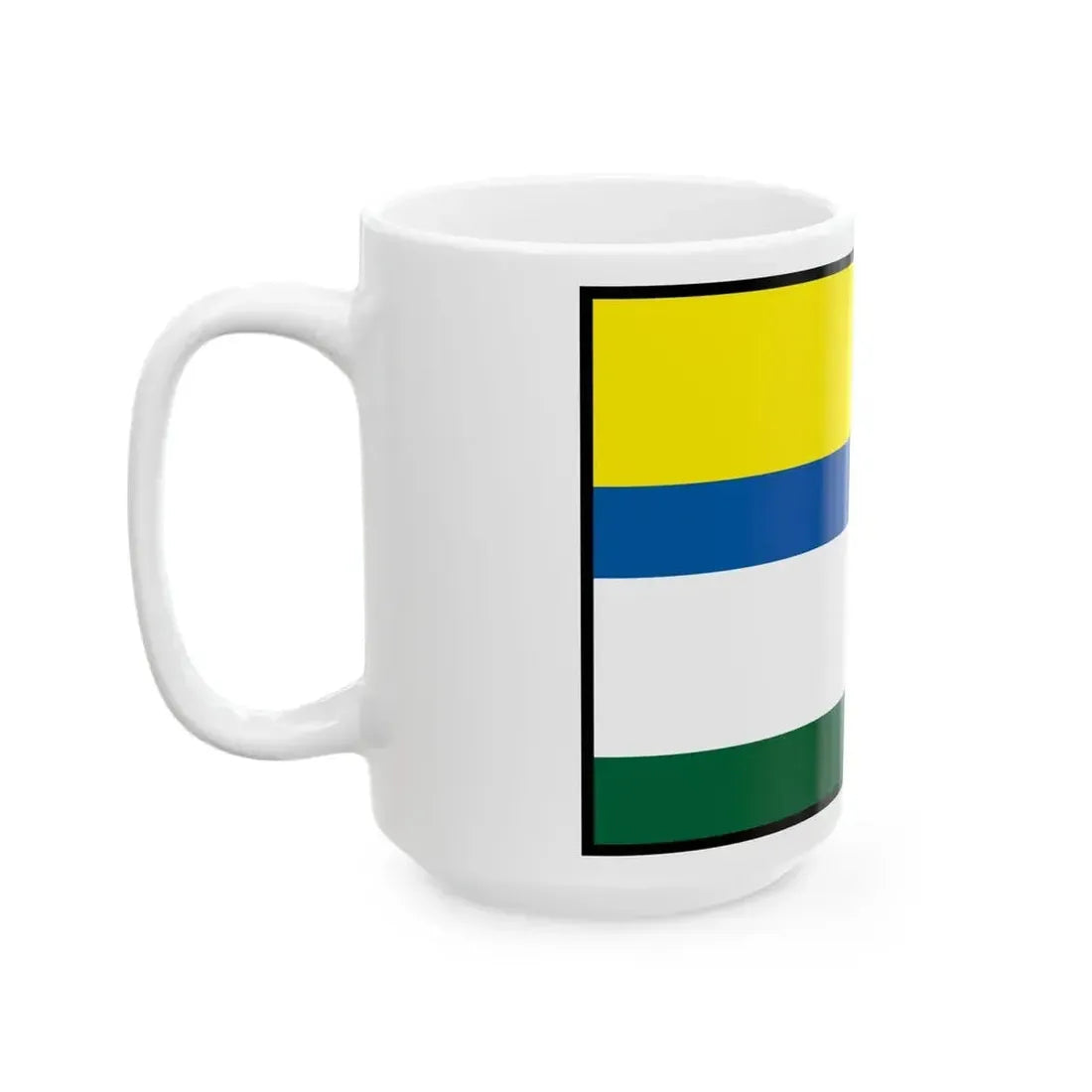 Cierna Lehota Roznava Flag (Slovakia) White Coffee Mug - Go Mug Yourself