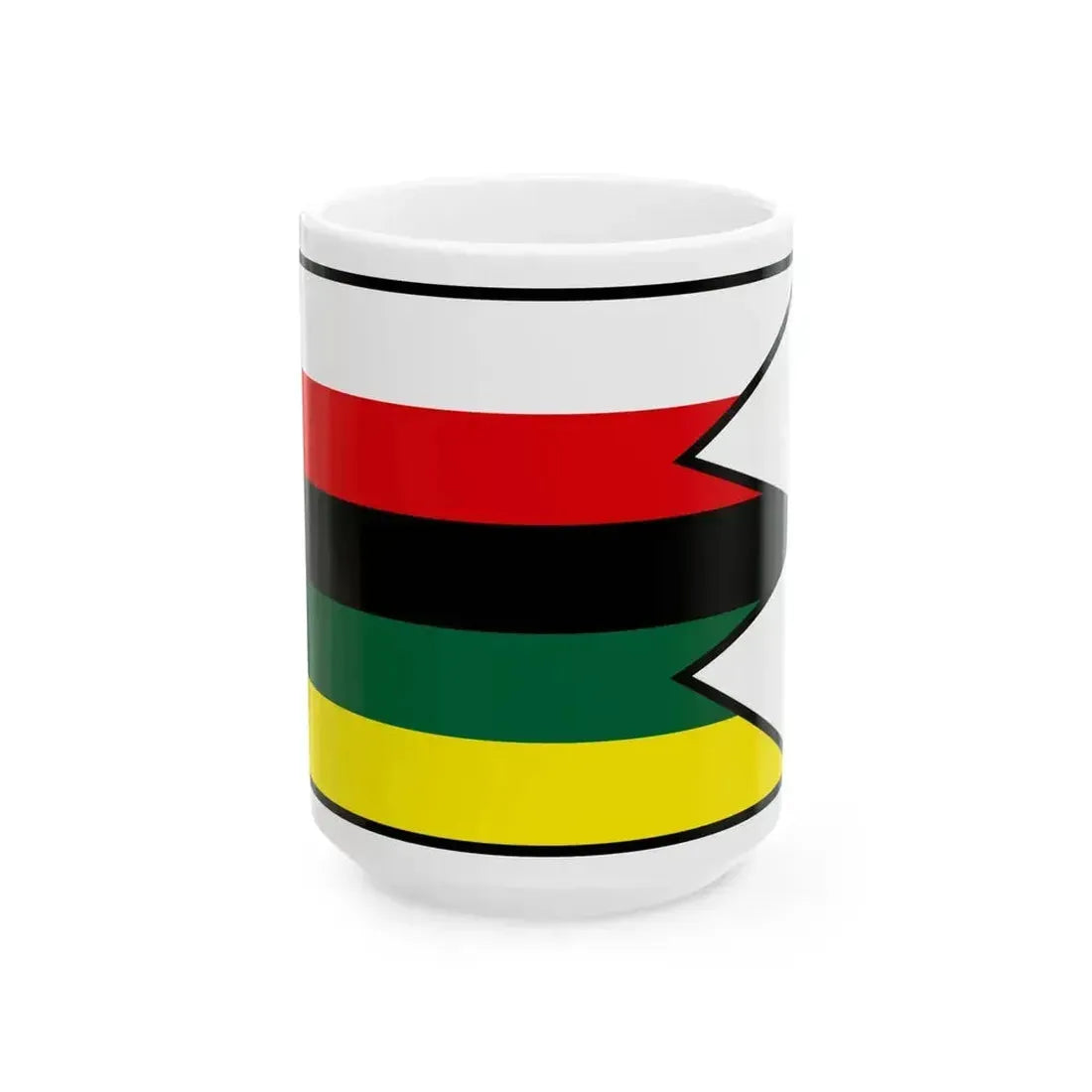 Cierna Trebisov Flag (Slovakia) White Coffee Mug 15oz - Go Mug Yourself