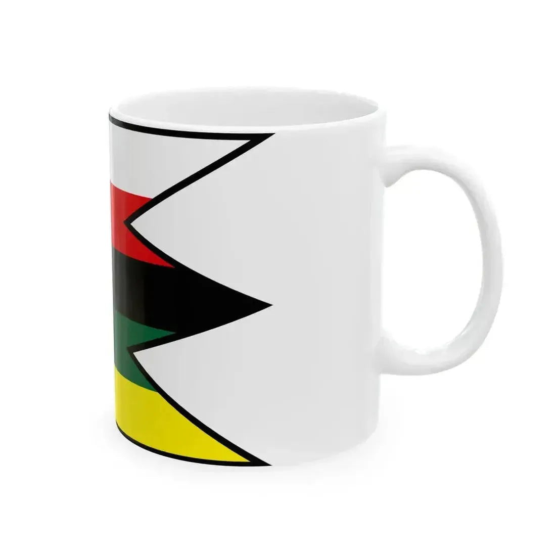 Cierna Trebisov Flag (Slovakia) White Coffee Mug - Go Mug Yourself