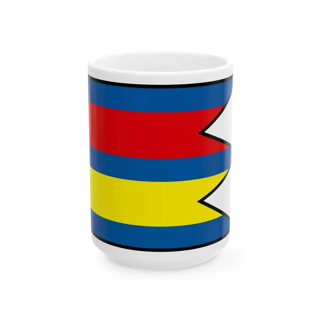 Cierna Voda Galanta Flag (Slovakia) White Coffee Mug 15oz - Go Mug Yourself