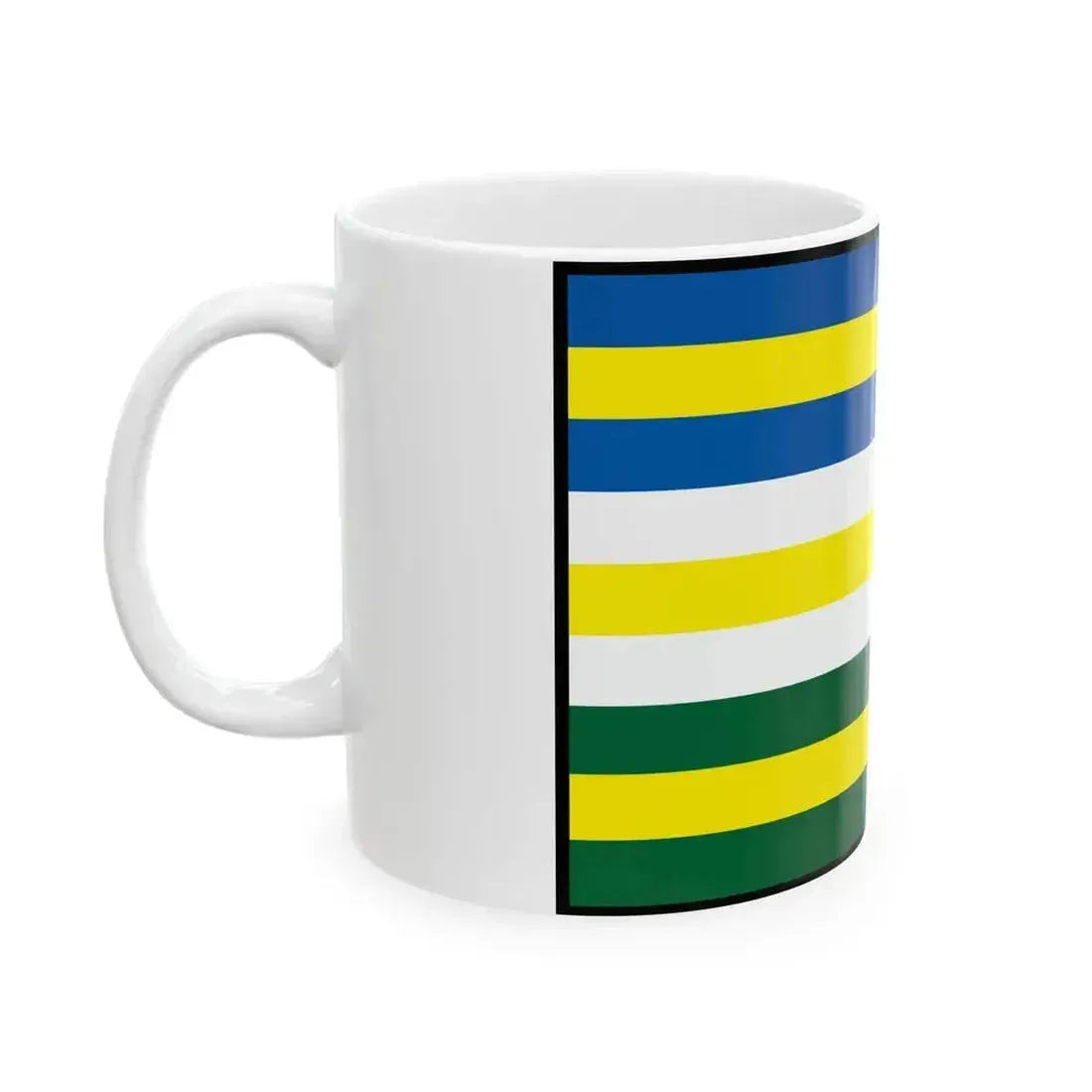 Cierne Cadca Flag (Slovakia) White Coffee Mug - Go Mug Yourself