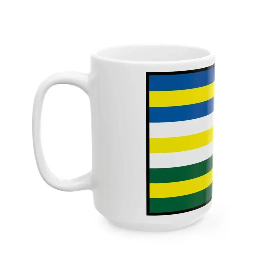 Cierne Cadca Flag (Slovakia) White Coffee Mug - Go Mug Yourself