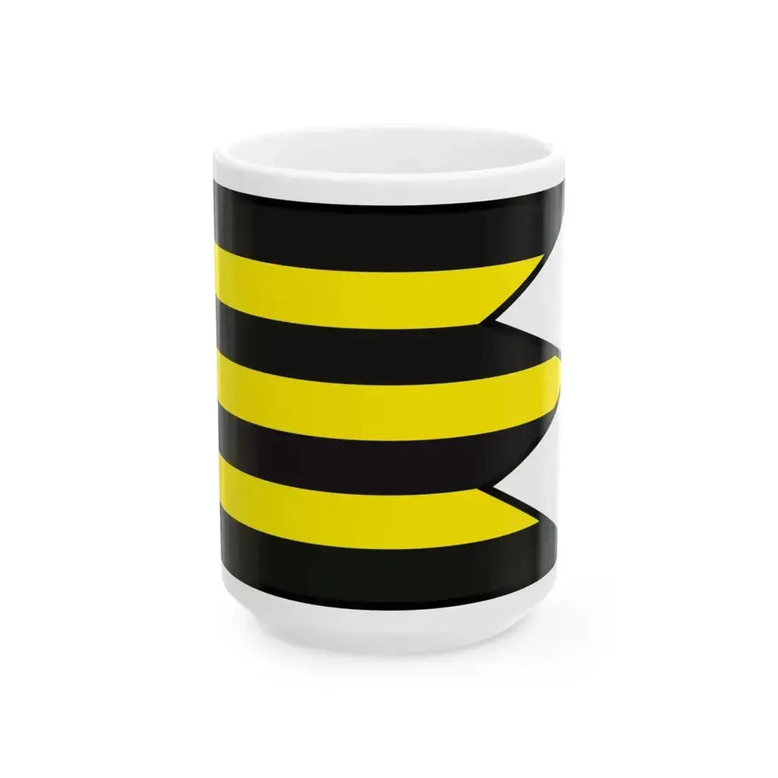 Cierne Pole Michalovce Flag (Slovakia) White Coffee Mug 15oz - Go Mug Yourself