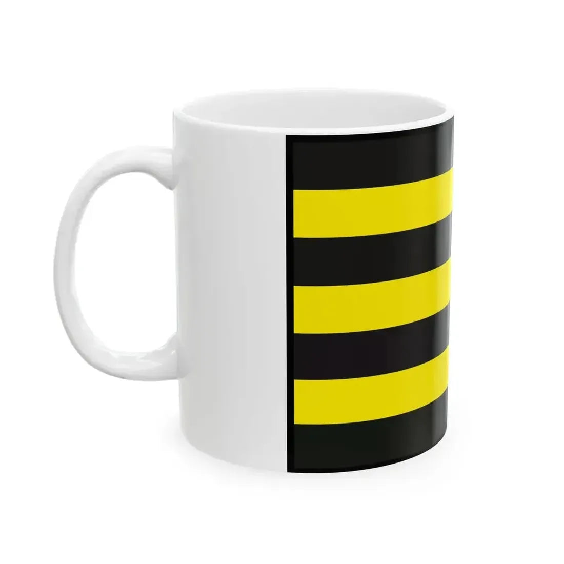 Cierne Pole Michalovce Flag (Slovakia) White Coffee Mug - Go Mug Yourself