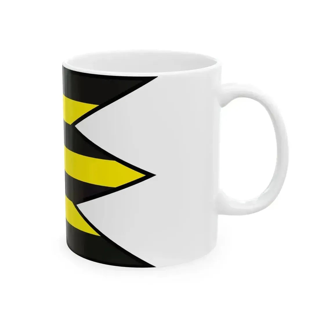 Cierne Pole Michalovce Flag (Slovakia) White Coffee Mug - Go Mug Yourself