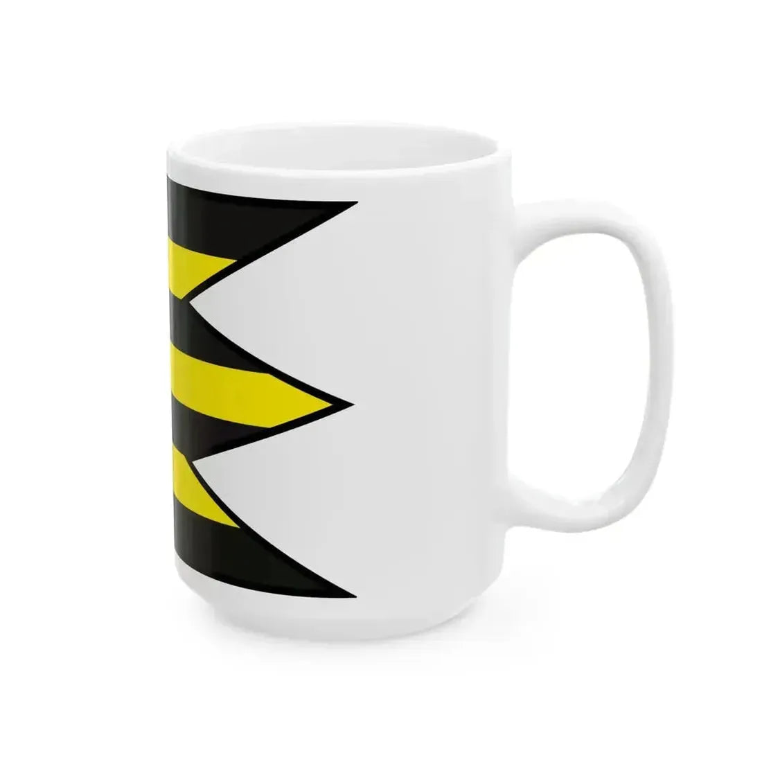 Cierne Pole Michalovce Flag (Slovakia) White Coffee Mug - Go Mug Yourself