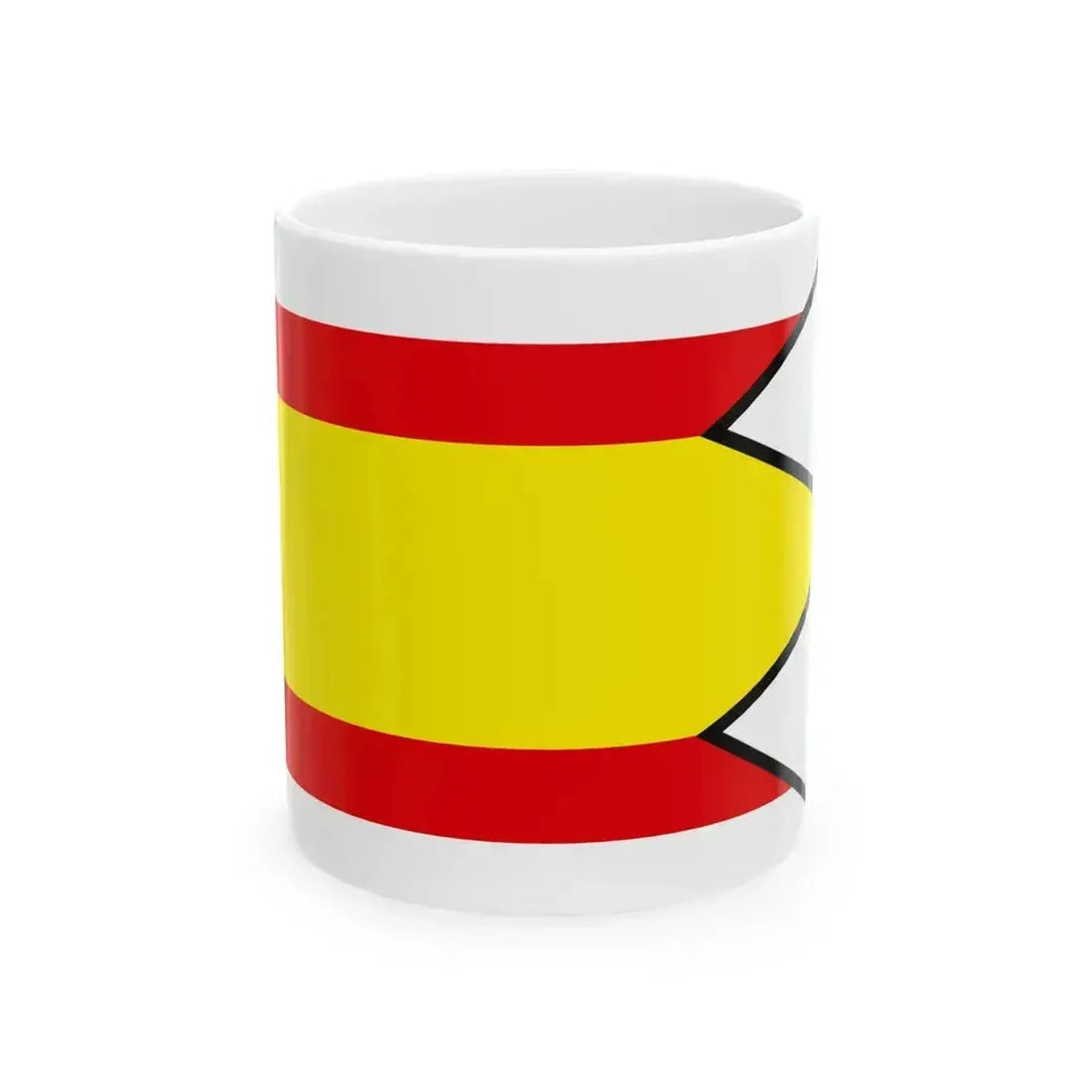 Cifare Nitra Flag (Slovakia) White Coffee Mug 11oz - Go Mug Yourself