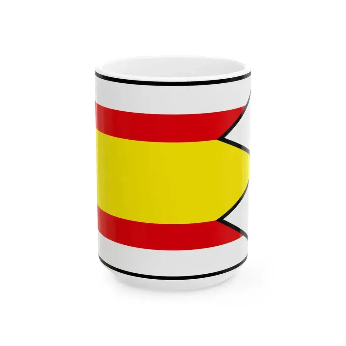 Cifare Nitra Flag (Slovakia) White Coffee Mug 15oz - Go Mug Yourself