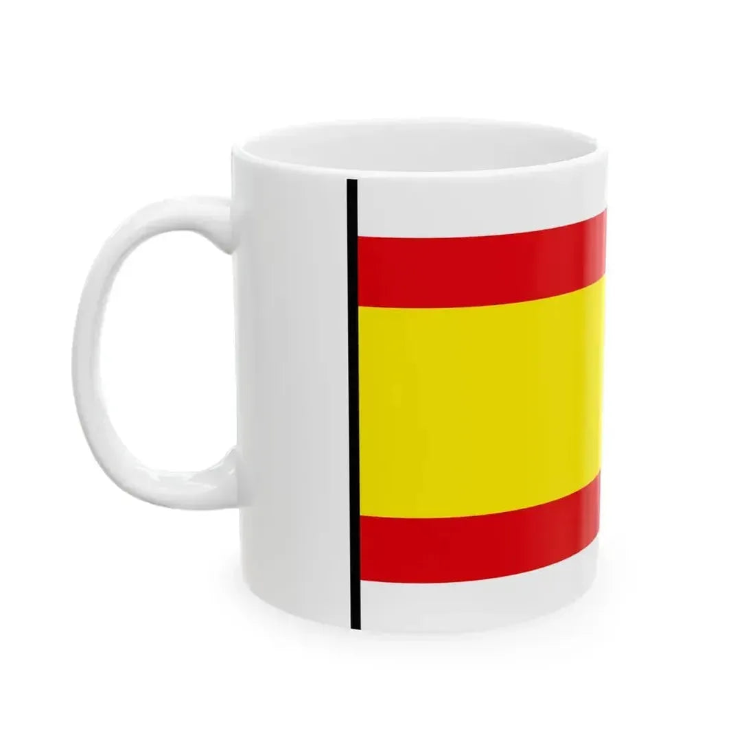 Cifare Nitra Flag (Slovakia) White Coffee Mug - Go Mug Yourself