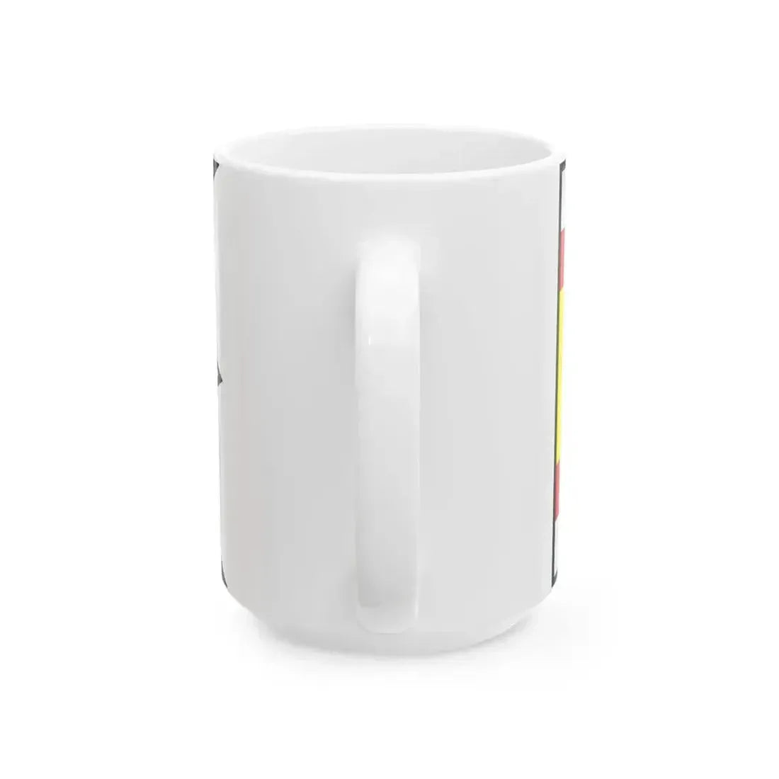 Cifare Nitra Flag (Slovakia) White Coffee Mug - Go Mug Yourself