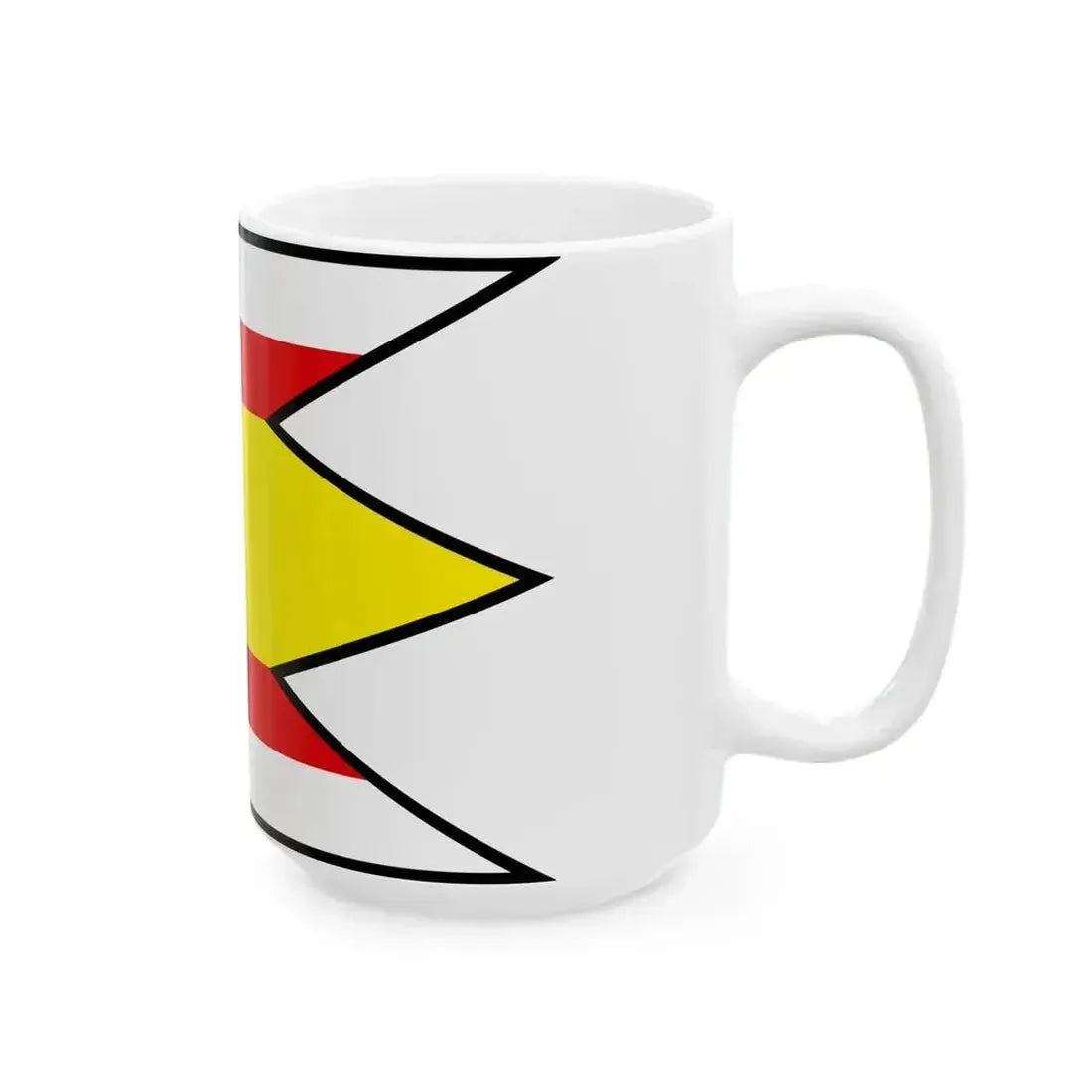 Cifare Nitra Flag (Slovakia) White Coffee Mug - Go Mug Yourself