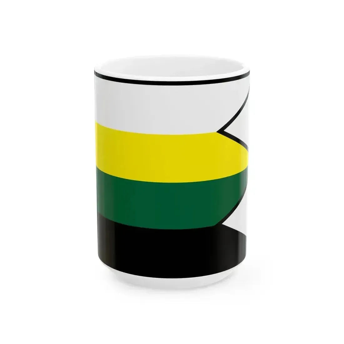 Cigel Prievidza Flag (Slovakia) White Coffee Mug 15oz - Go Mug Yourself