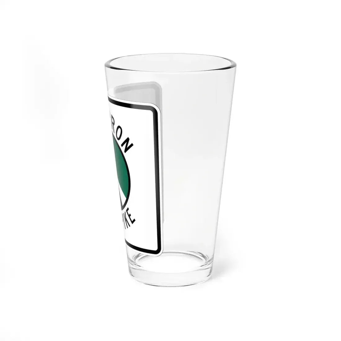 Cimarron Turnpike (Oklahoma) (Road Sign) Pint Glss 16oz - Go Mug Yourself