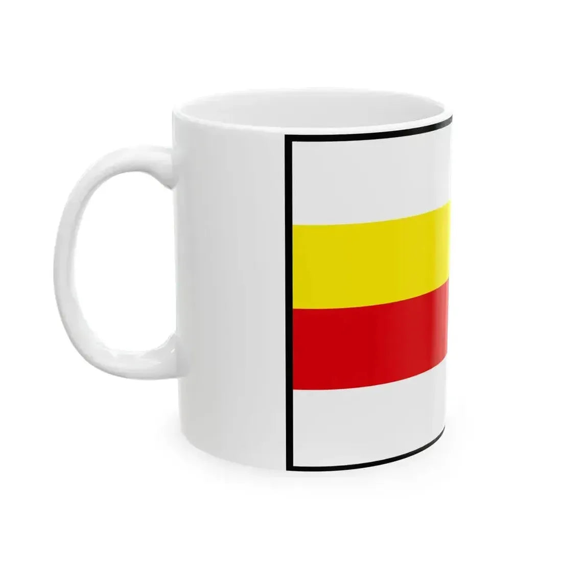 Cimhova Tvrdosin Flag (Slovakia) White Coffee Mug - Go Mug Yourself