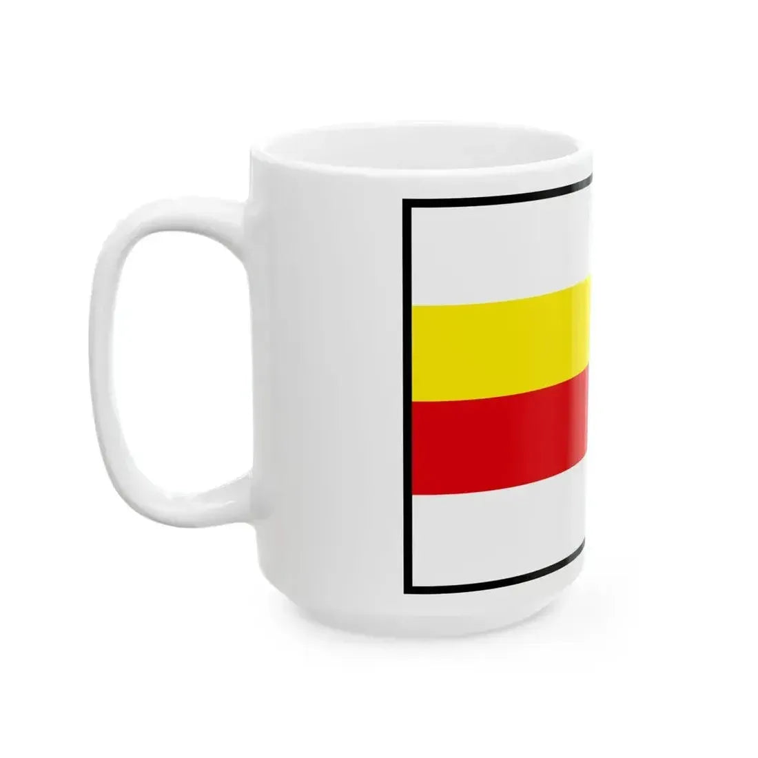 Cimhova Tvrdosin Flag (Slovakia) White Coffee Mug - Go Mug Yourself