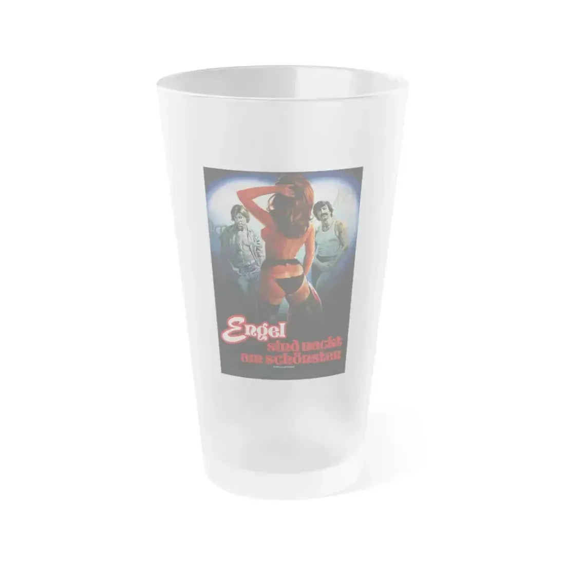 CINDY'S LOVE GAMES 1979 Movie Poster - Frosted Pint Glass 16oz 16oz Frosted - Go Mug Yourself
