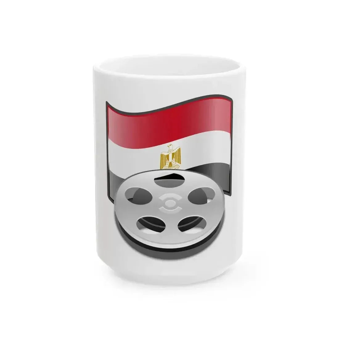 Cinema of Egypt (Egypt) White Coffee Mug 15oz - Go Mug Yourself