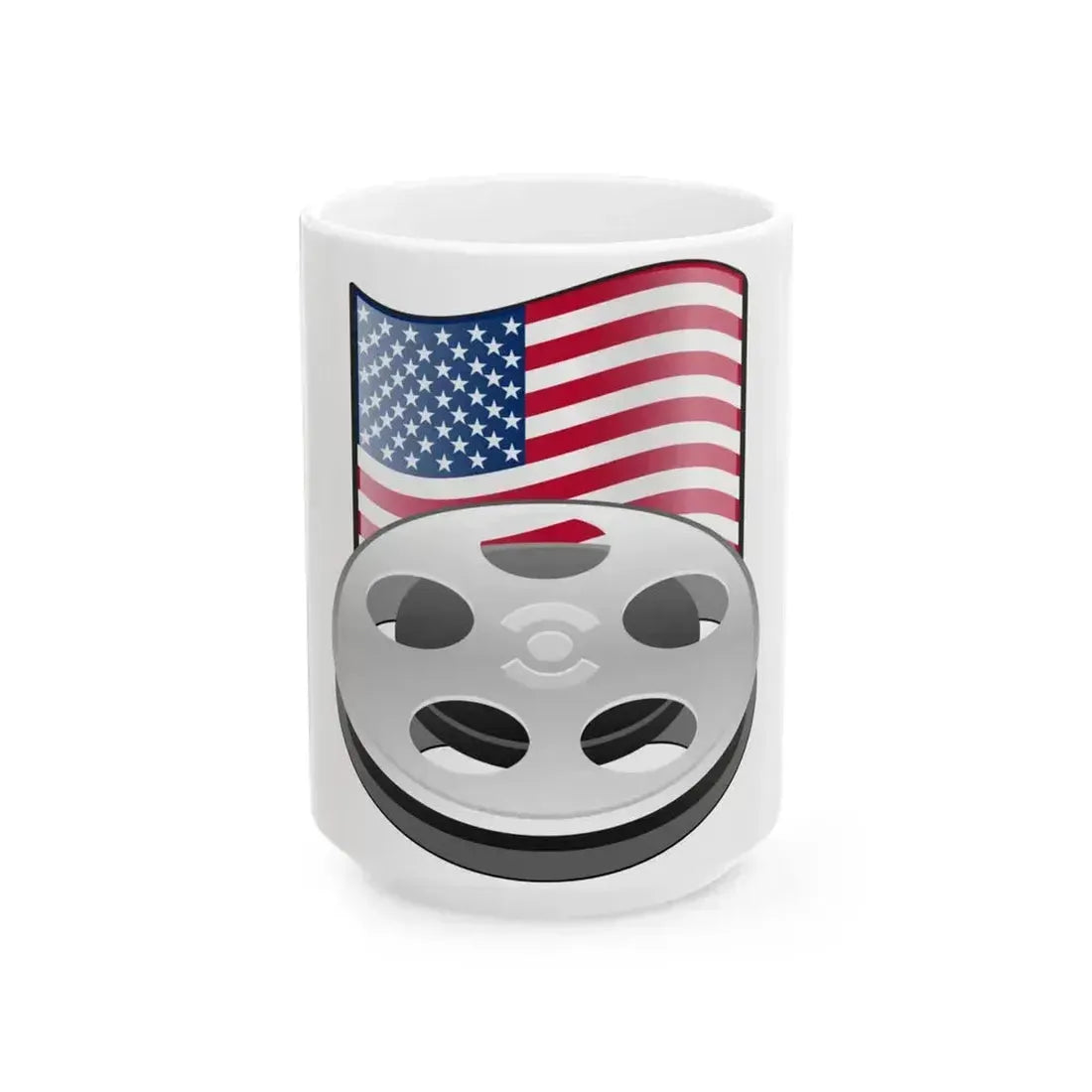 Cinema of the United States (United States) White Coffee Mug 15oz - Go Mug Yourself