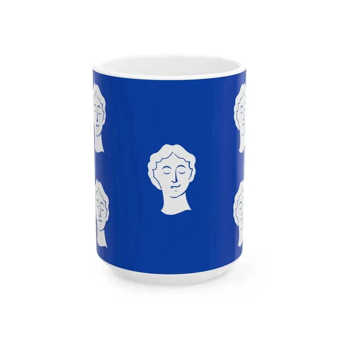 Ciney vlag (Belgium) White Coffee Mug 15oz - Go Mug Yourself