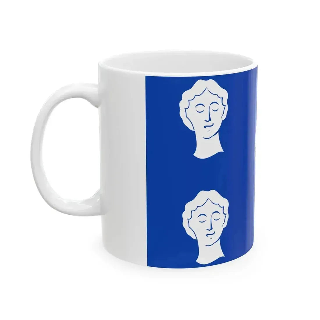 Ciney vlag (Belgium) White Coffee Mug - Go Mug Yourself