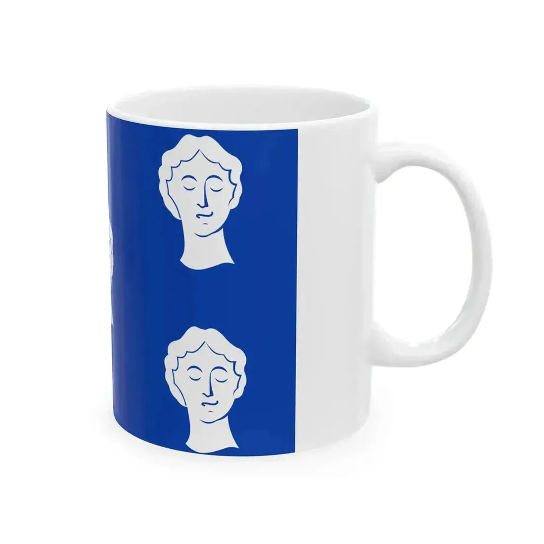 Ciney vlag (Belgium) White Coffee Mug - Go Mug Yourself