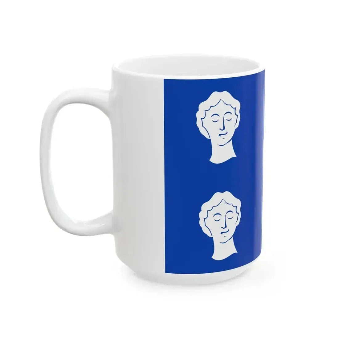 Ciney vlag (Belgium) White Coffee Mug - Go Mug Yourself