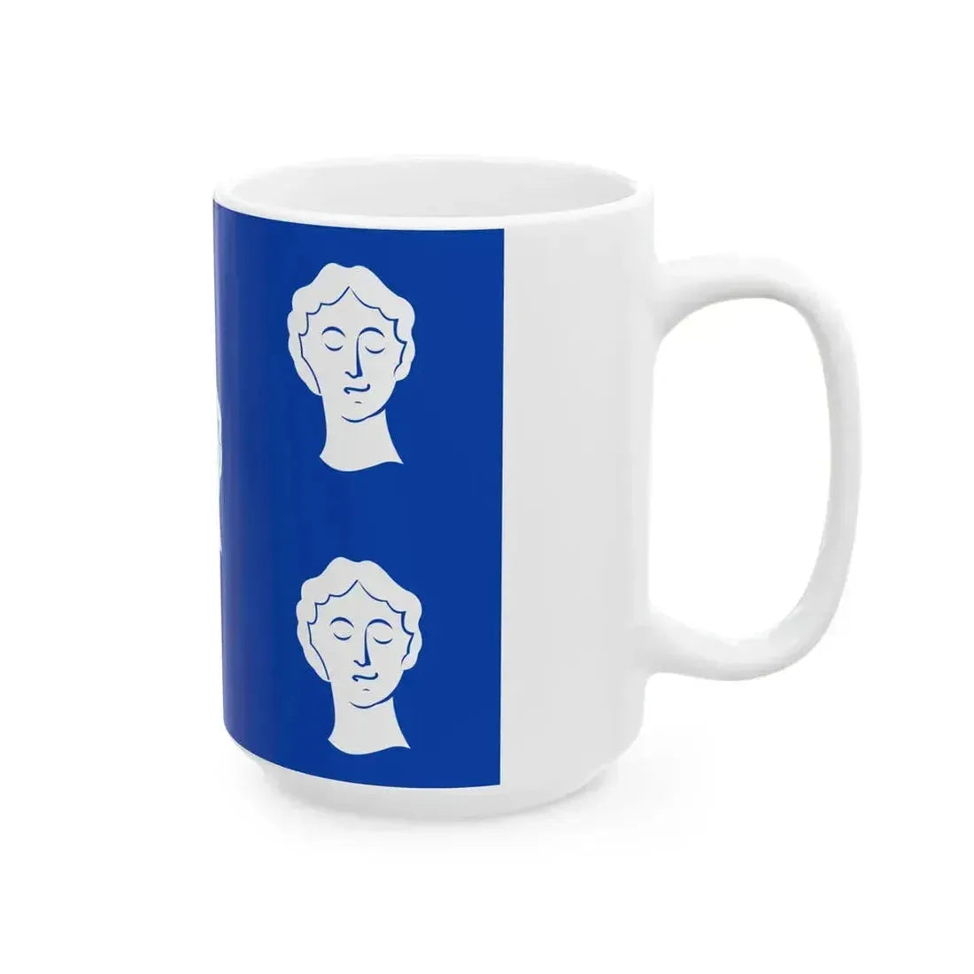 Ciney vlag (Belgium) White Coffee Mug - Go Mug Yourself