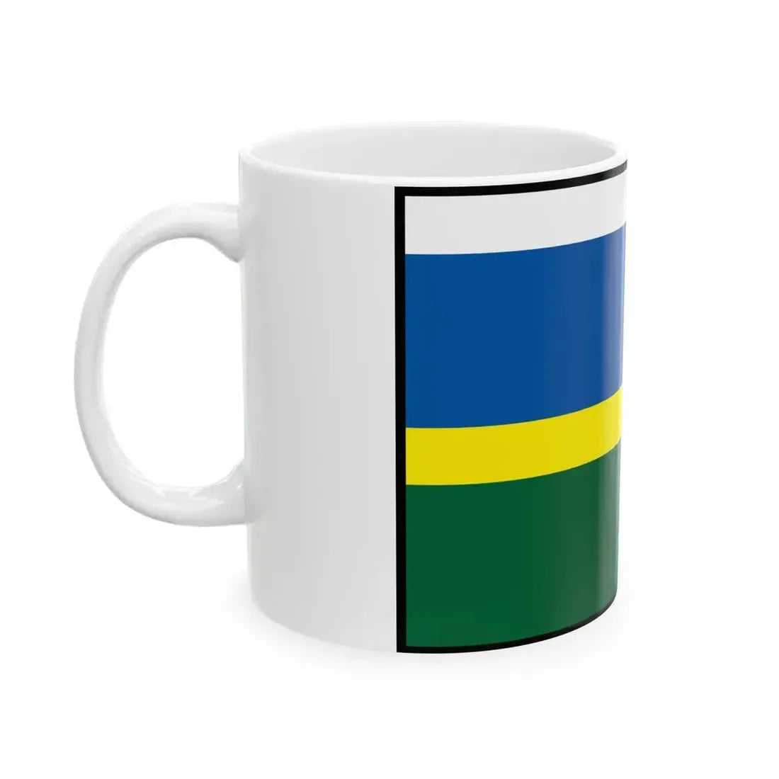 Circ Stara Lubovna Flag (Slovakia) White Coffee Mug - Go Mug Yourself