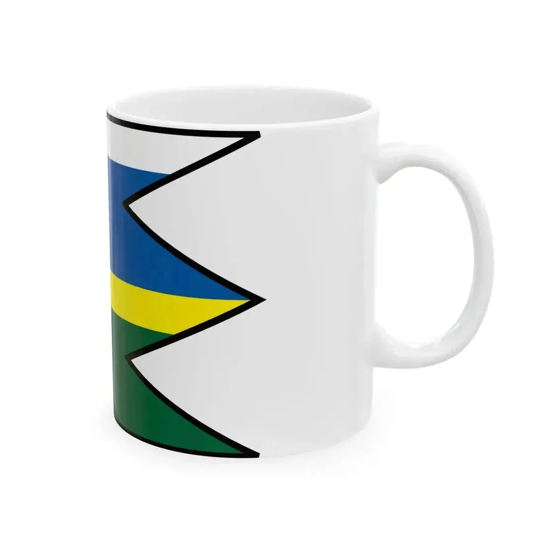 Circ Stara Lubovna Flag (Slovakia) White Coffee Mug - Go Mug Yourself