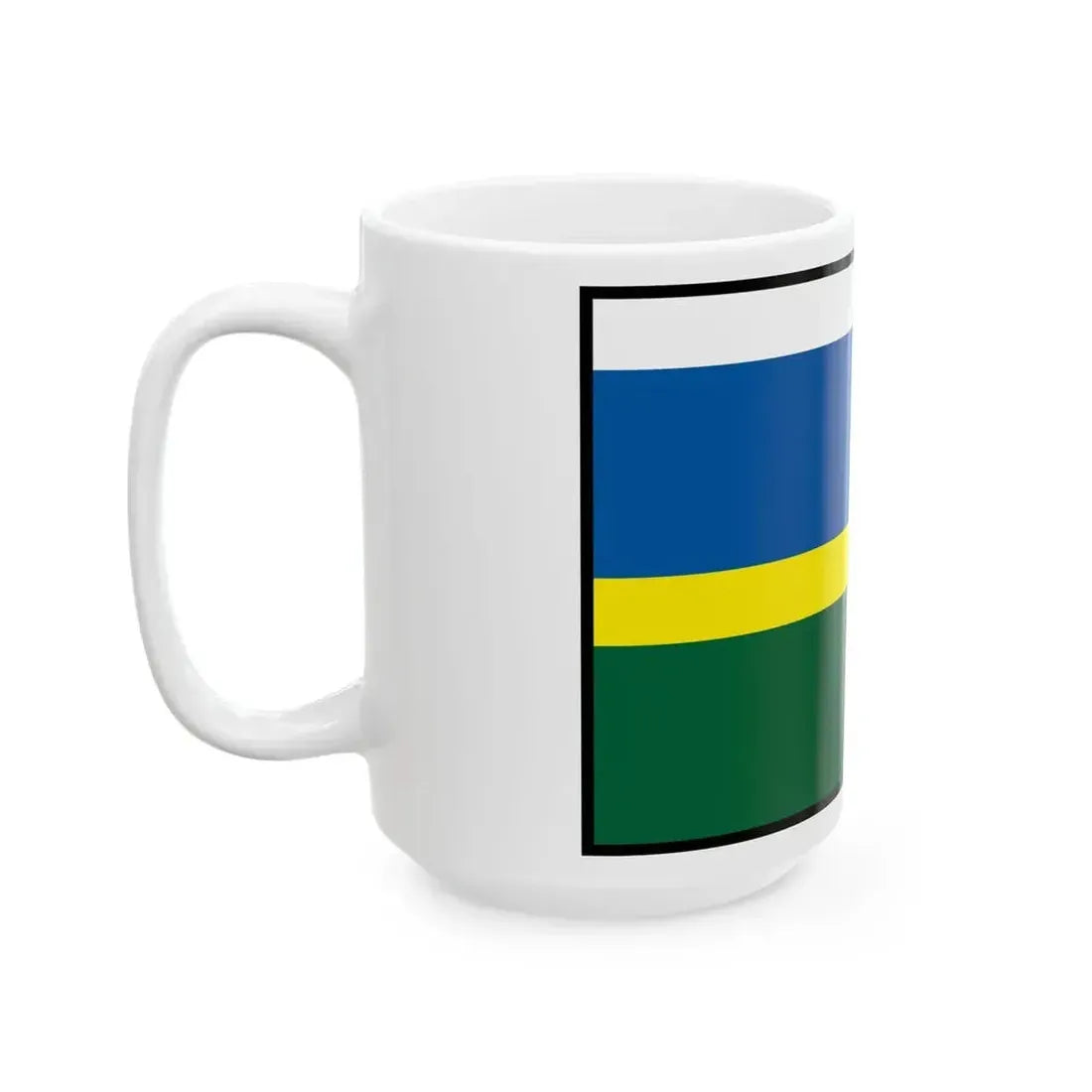 Circ Stara Lubovna Flag (Slovakia) White Coffee Mug - Go Mug Yourself