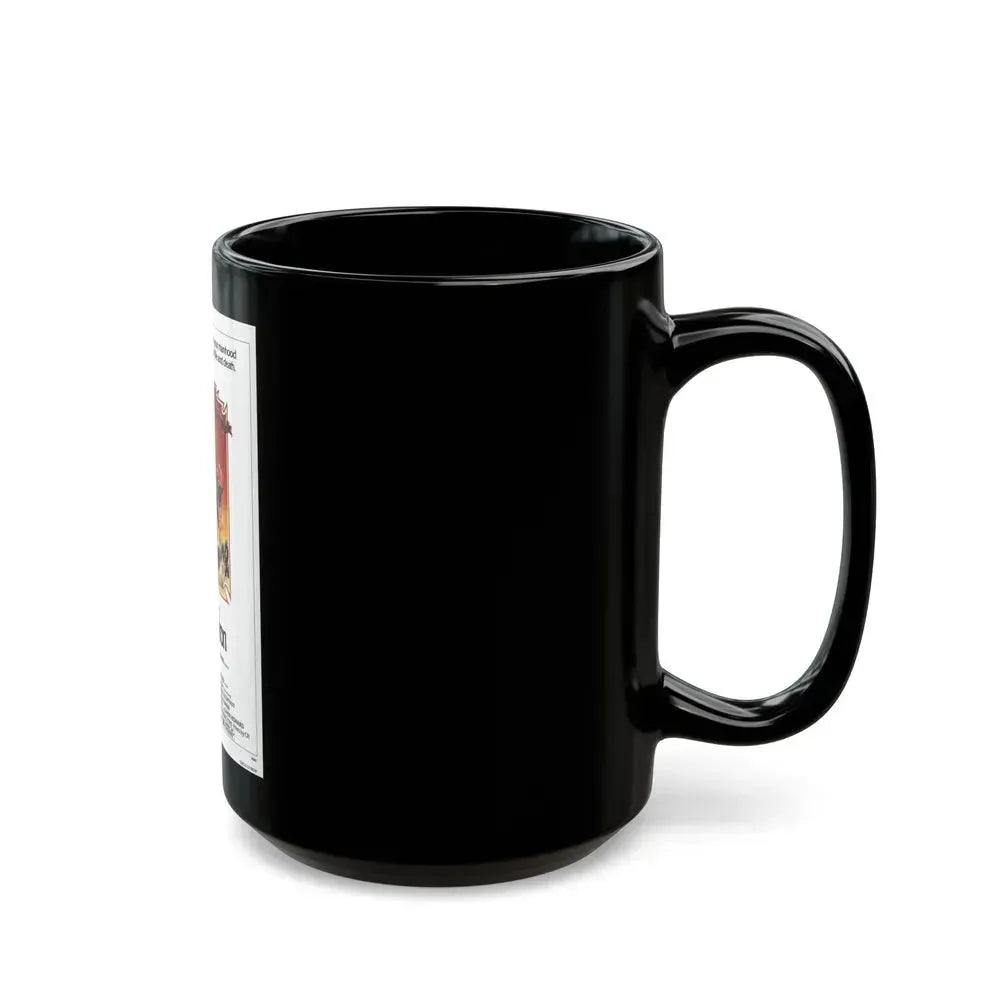 CIRCLE OF IRON 1978 Movie Poster - Black Coffee Mug - Go Mug Yourself