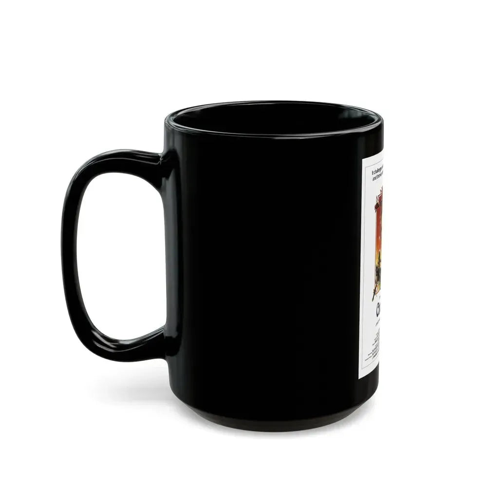 CIRCLE OF IRON 1978 Movie Poster - Black Coffee Mug - Go Mug Yourself
