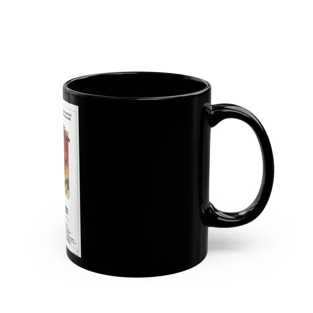 CIRCLE OF IRON 1978 Movie Poster - Black Coffee Mug - Go Mug Yourself