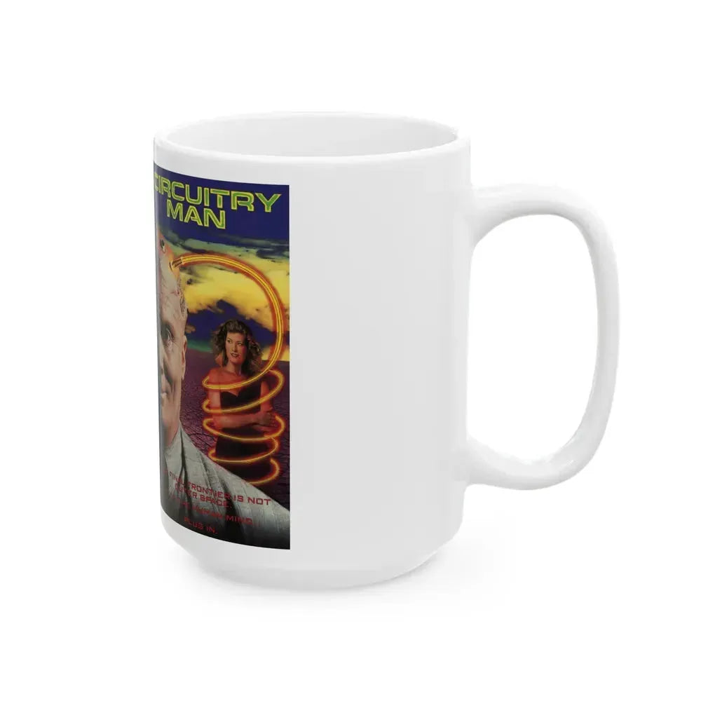 CIRCUITRY MAN VERSION 2 (VHS COVER) - White Coffee Mug - Go Mug Yourself