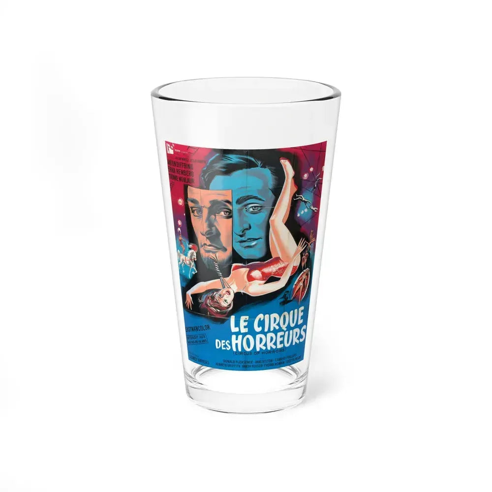 CIRCUS OF HORRORS (2) 1960 Movie Poster - Pint Glass 16oz 16oz - Go Mug Yourself
