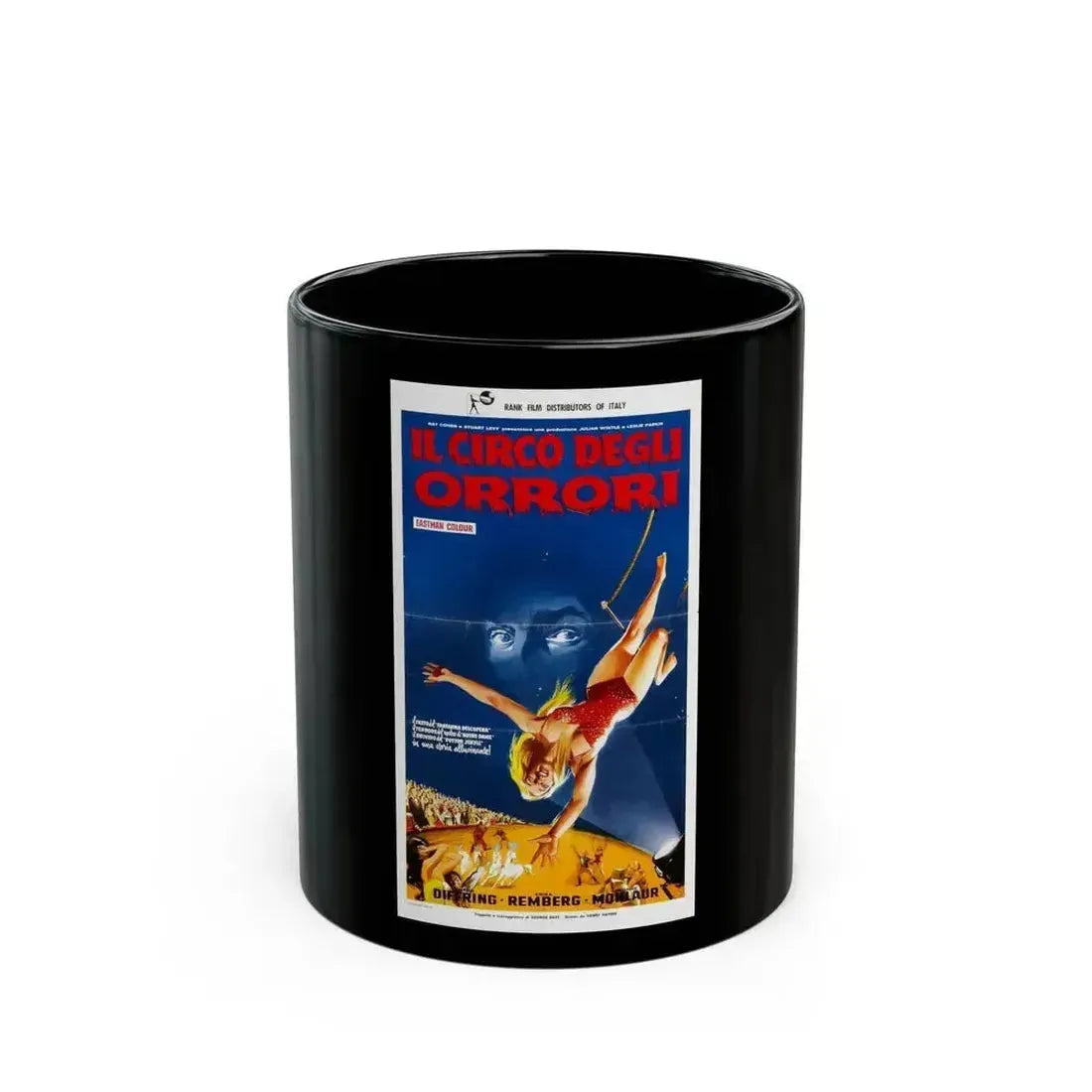 CIRCUS OF HORRORS (3) 1960 Movie Poster - Black Coffee Mug 11oz - Go Mug Yourself