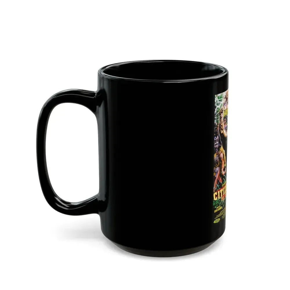 CITIZEN TOXIE - THE TOXIC AVENGER IV 2000 Movie Poster - Black Coffee Mug - Go Mug Yourself