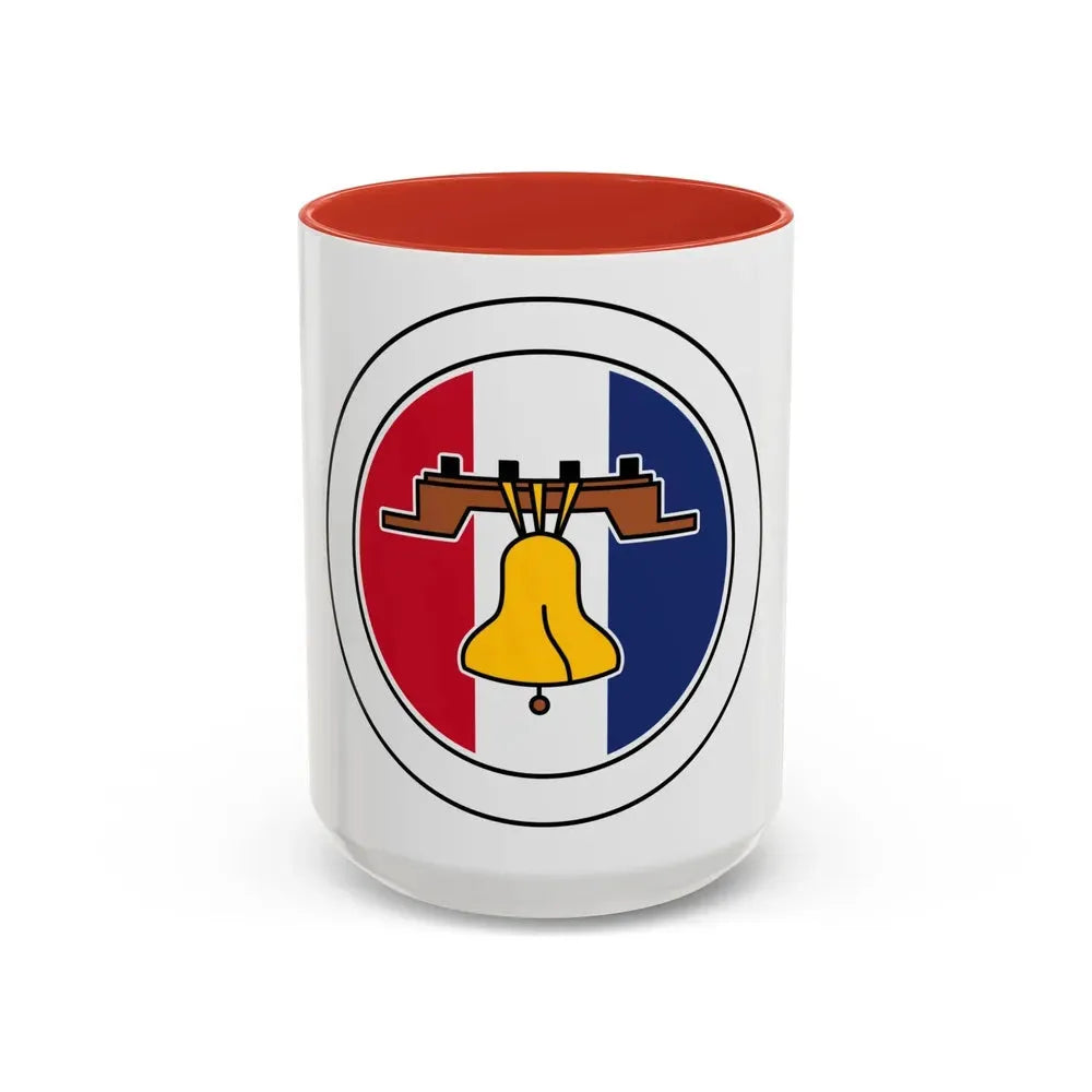 Citizenship in the Nation (Boy Scout Merit Badge) Accent Coffee Mug 15oz Red - Go Mug Yourself