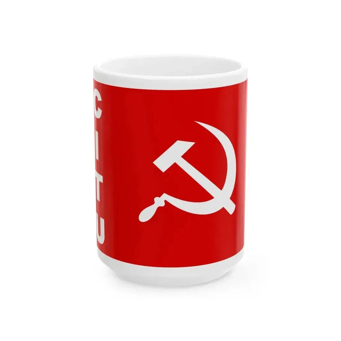 CITU LOGO (India) White Coffee Mug 15oz - Go Mug Yourself