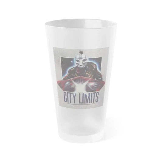 CITY LIMITS 1984 Movie Poster - Frosted Pint Glass 16oz 16oz Frosted - Go Mug Yourself