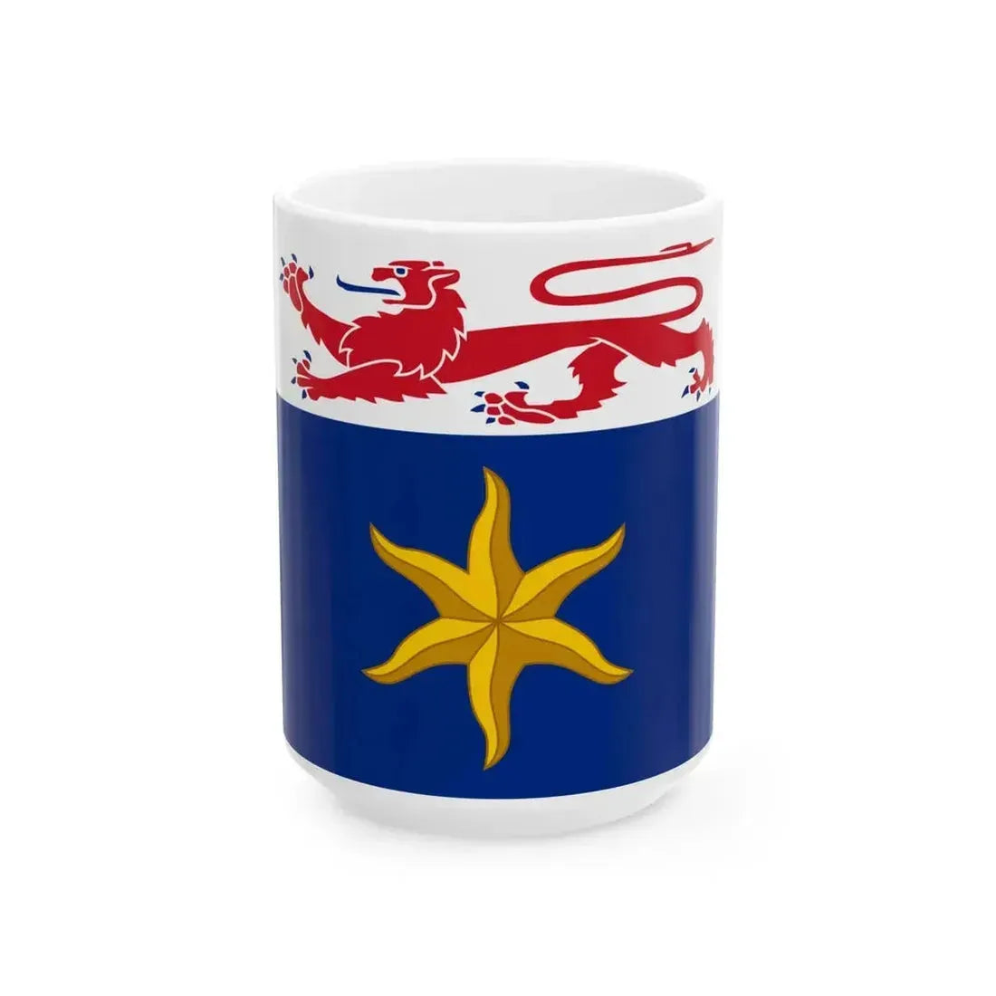 City of Hobart Flag (Australia) White Coffee Mug 15oz - Go Mug Yourself