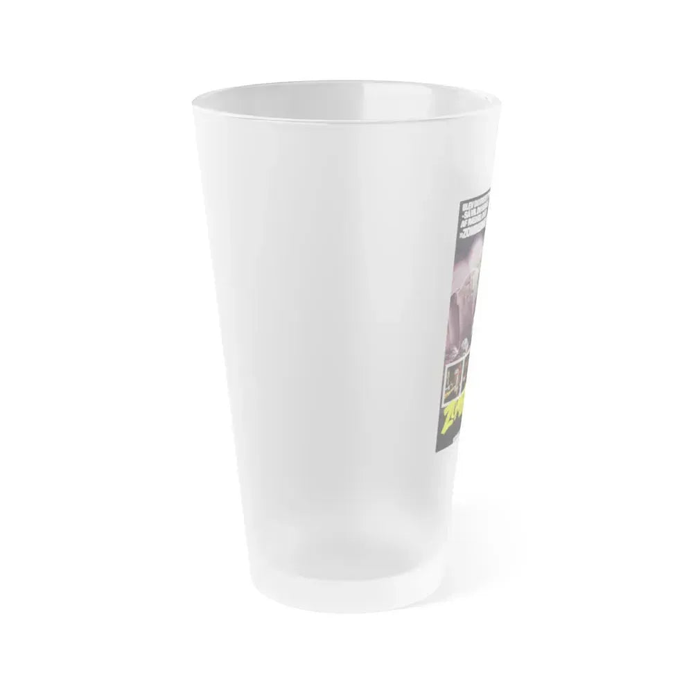 CITY OF THE LIVING DEAD (DANISH) 1980 Movie Poster - Frosted Pint Glass 16oz - Go Mug Yourself