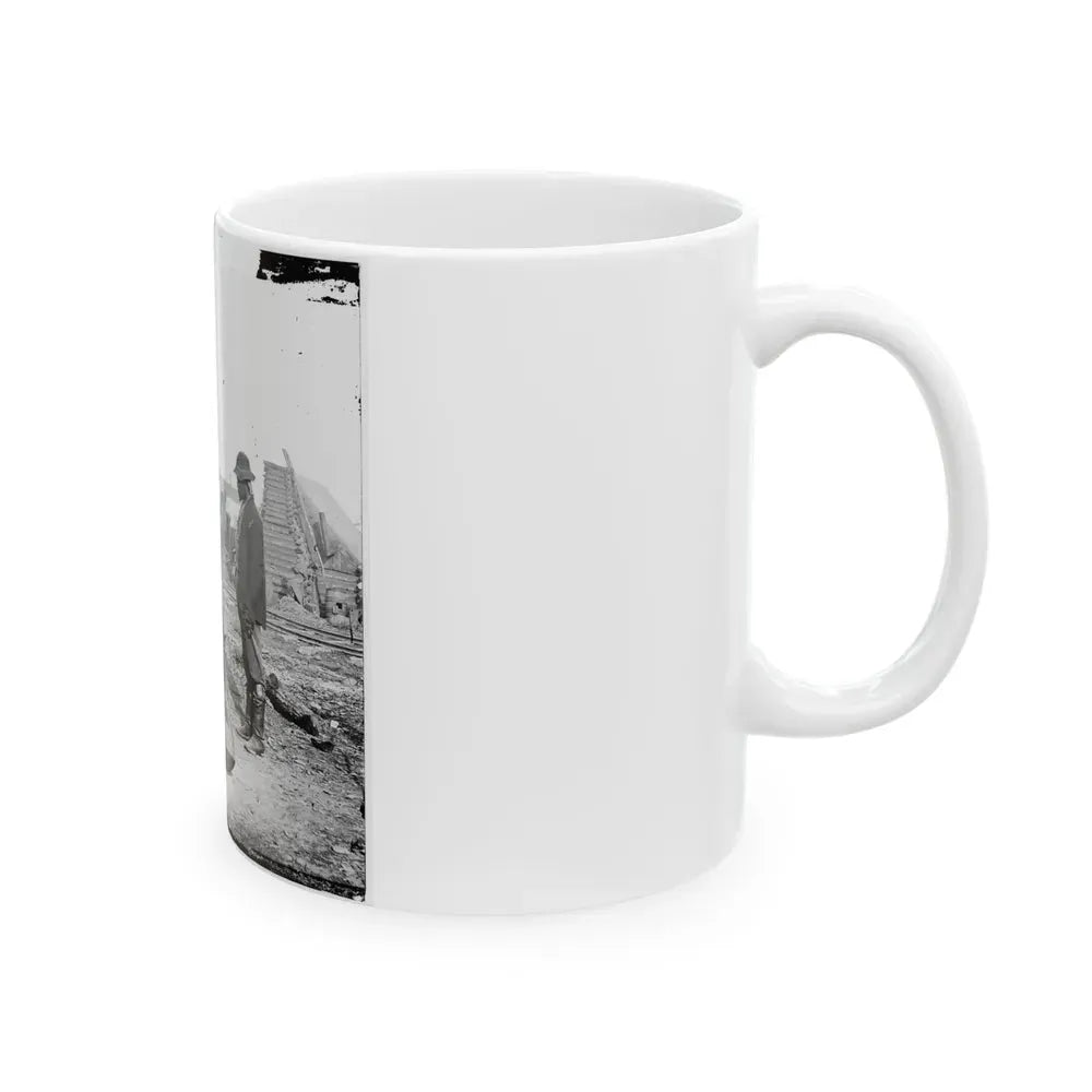 City Point, Va. African American Army Cook At Work (U.S. Civil War) White Coffee Mug - Go Mug Yourself
