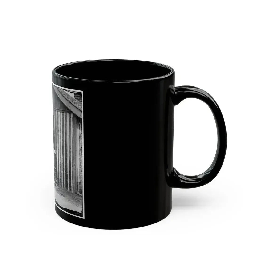 City Point, Va. Brig. Gen. John A. Rawlins, Chief Of Staff, With Wife And Child At Door Of Their Quarters (U.S. Civil War) Black Coffee Mug - Go Mug Yourself