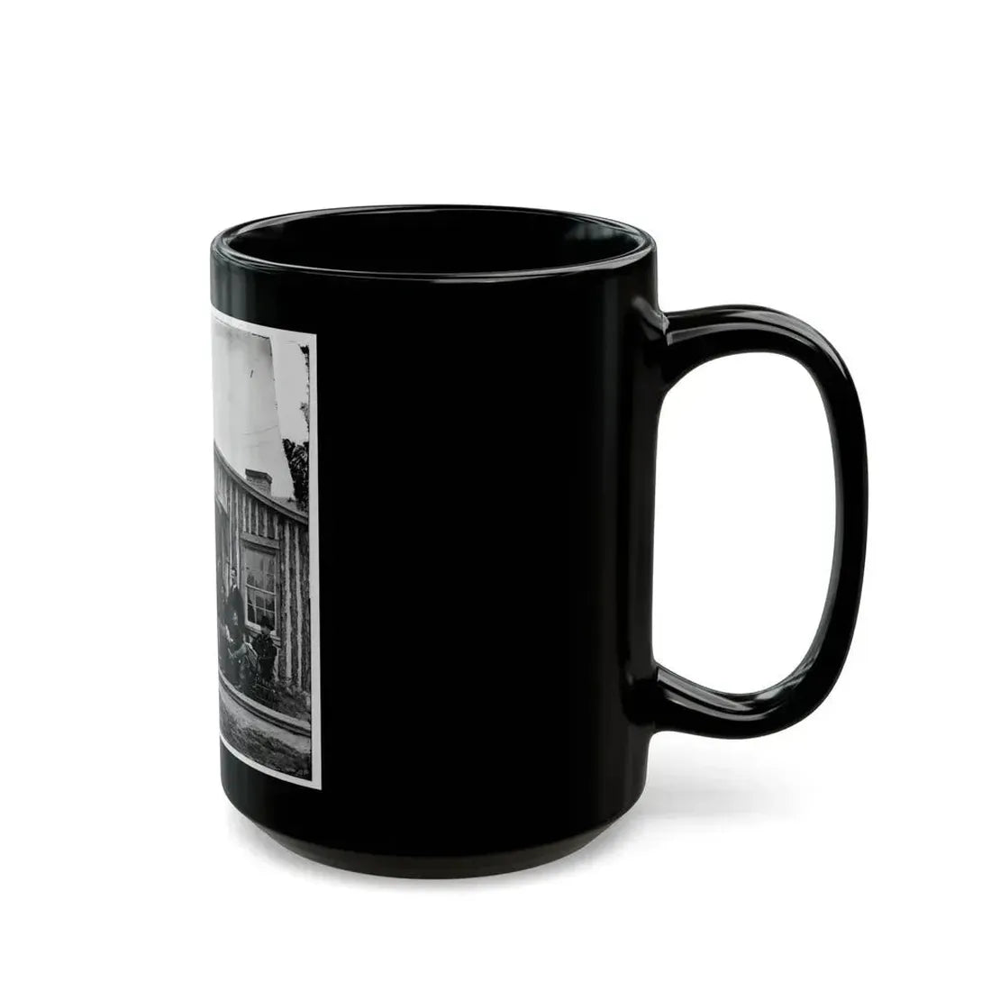 City Point, Va. Members Of Gen. Ulysses S. Grant's Staff (U.S. Civil War) Black Coffee Mug - Go Mug Yourself