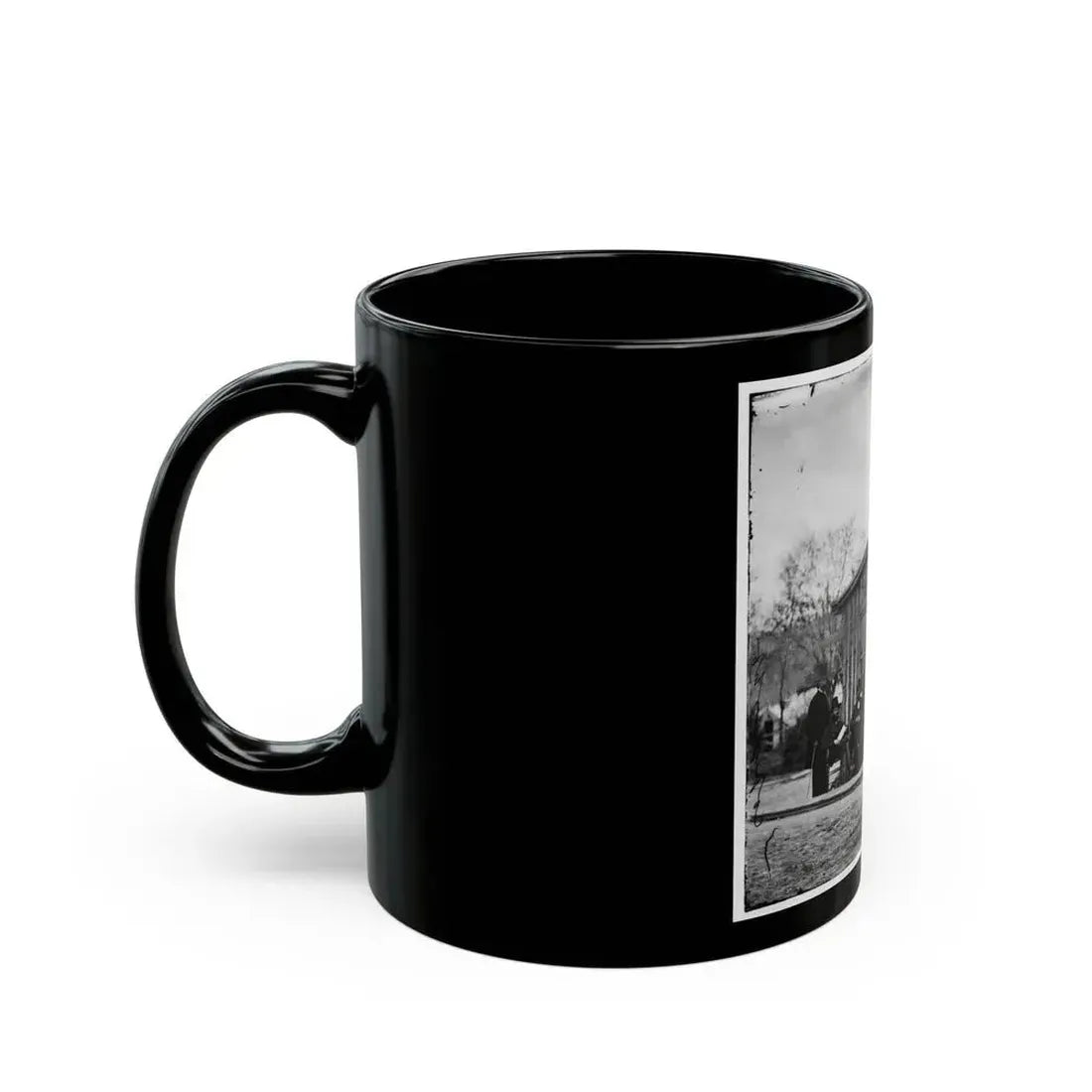 City Point, Va. Members Of Gen. Ulysses S. Grant's Staff (U.S. Civil War) Black Coffee Mug - Go Mug Yourself