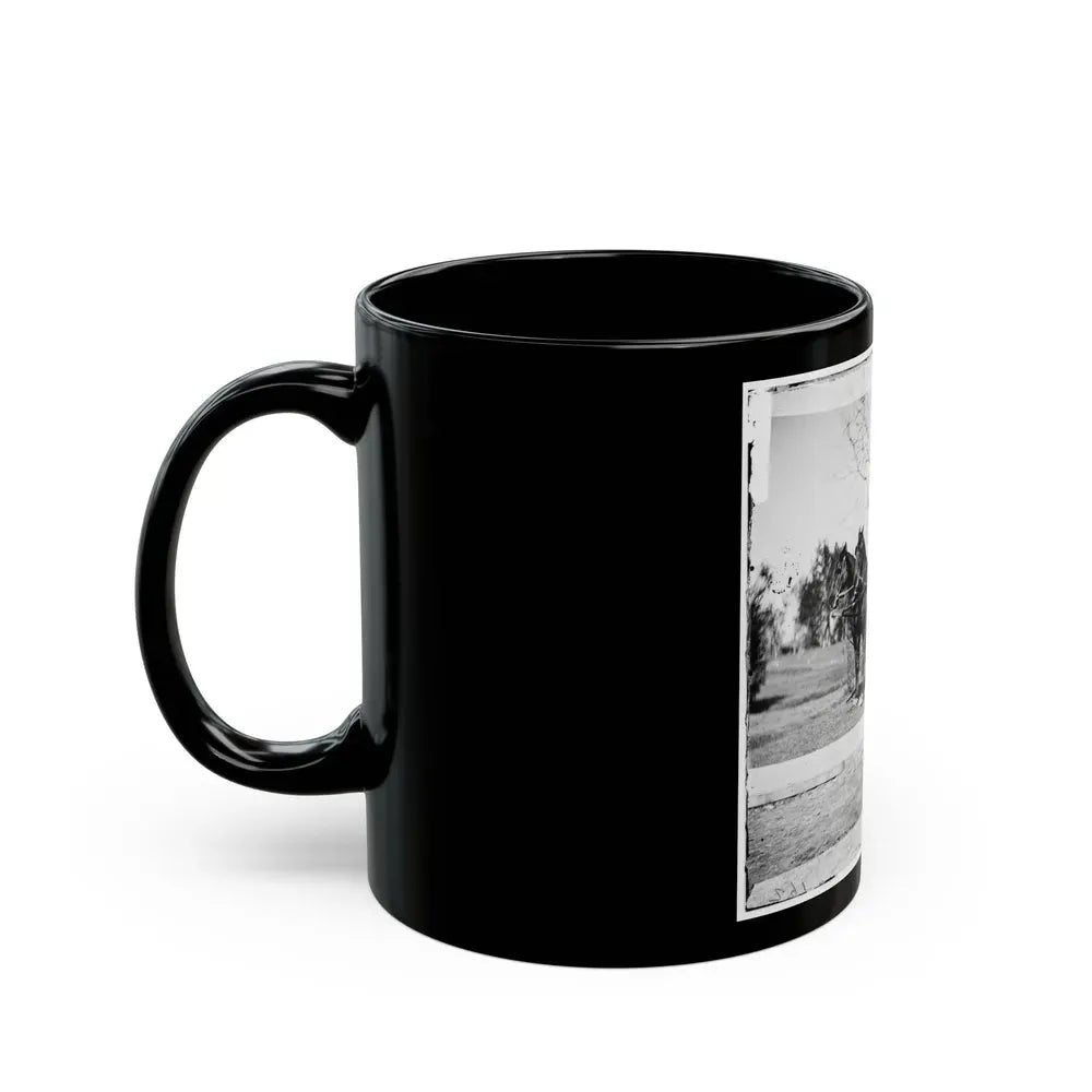 City Point, Virginia. Gen. Rufus Ingalls In Buggy With Colored Boy (U.S. Civil War) Black Coffee Mug - Go Mug Yourself